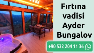 Fırtına vadisi Ayder Bungalov